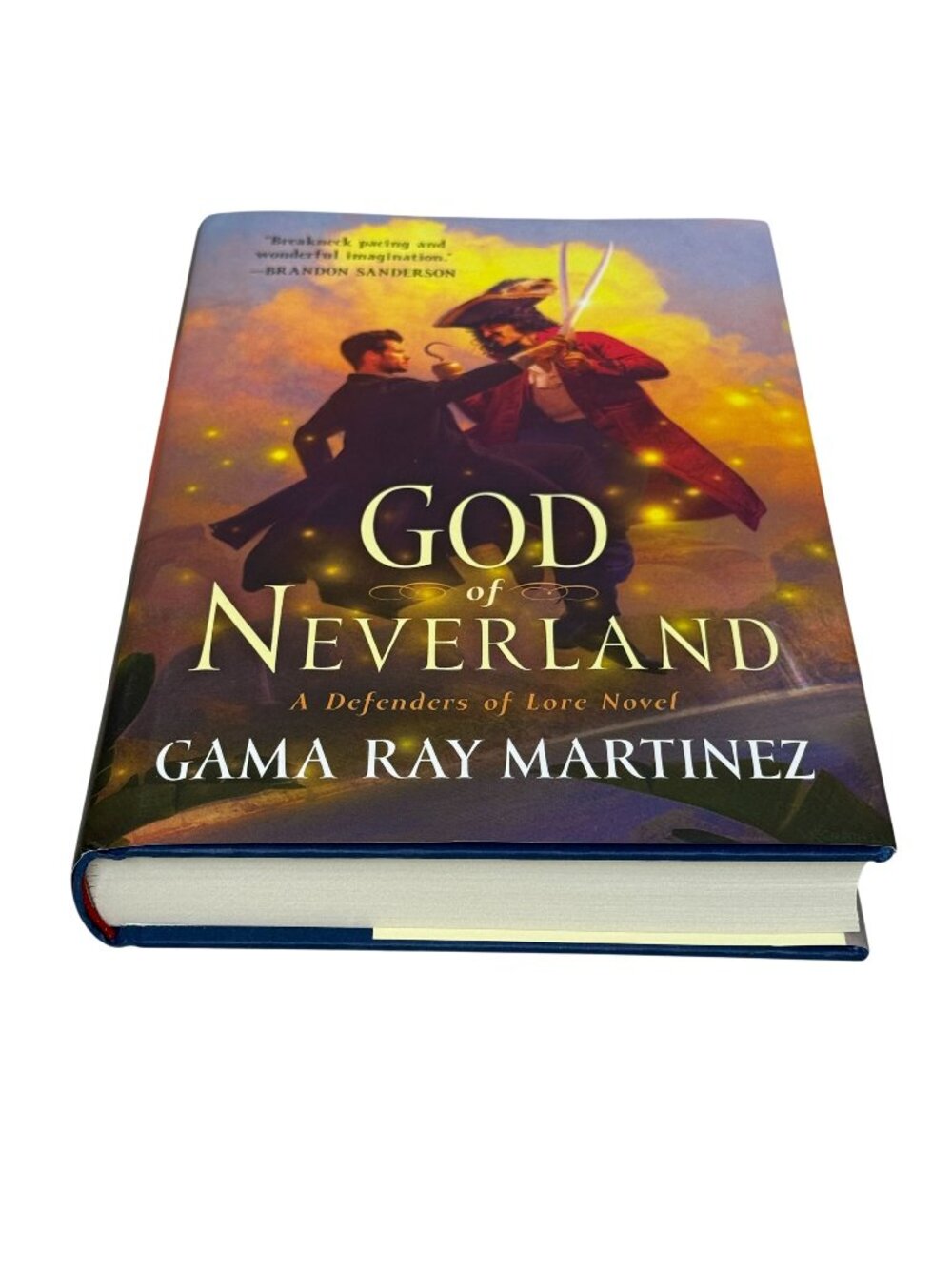 God of Neverland Gama Ray Martinez Hardcover Fantasy Adventure Novel